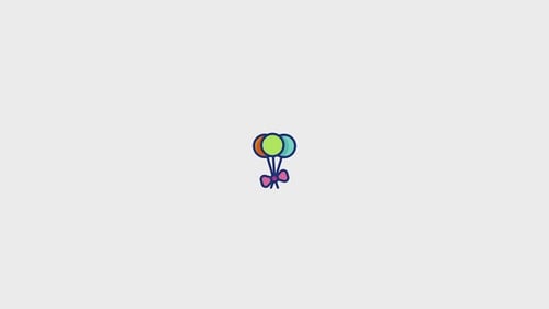 Balloons Animated Icon