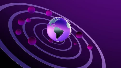 3D Earth Infographic Animation