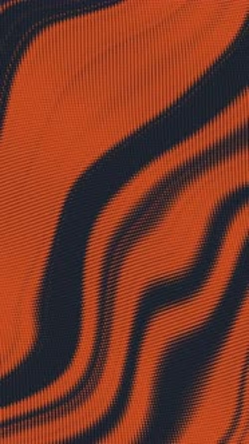 Abstract Halftone Fluid Motion Background Scratched Pop Art Wavy Dynamic Dotted Flames Vertical