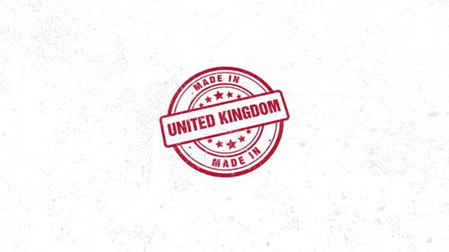 Made In United Kingdom Rubber Stamp