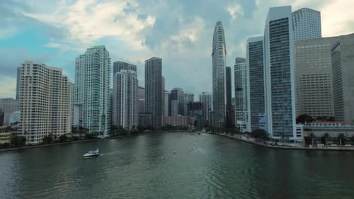 Miami Downtown City Skyline Modern Metropolis Miami Downtown.mov