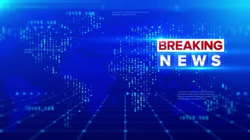 Breaking News Background Loop