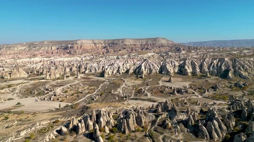 Cappadocia by drone - Flying over the paradise called Cappadocia - beautiful rock formations - Görem