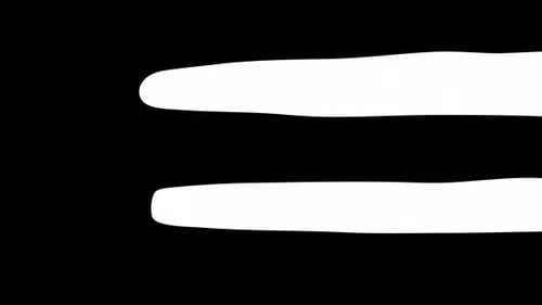 Sketch Crayon Hand Drawn Lines Logo Reveal Animation