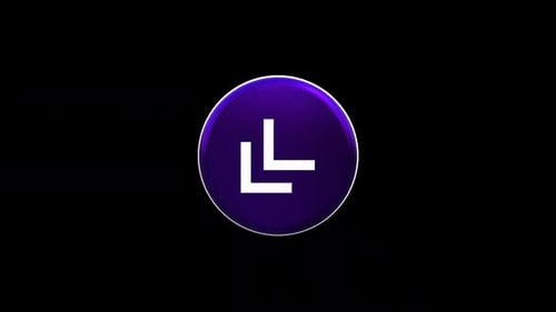 Modern 3D Rotating L Letter Logo