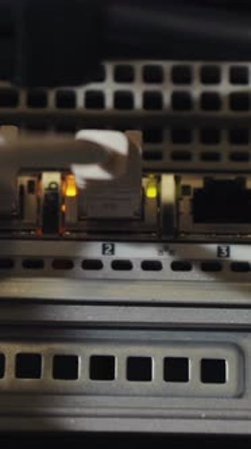 The Video Shows Closeups of Devices Highlighting Specific Letters