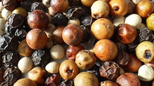 Close up of Mixed Peppercorns