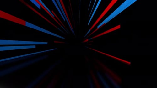 Neon Speed Lines Tunnel