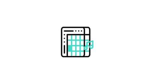 Animated Flat Design Spreadsheet Icon Data Animation