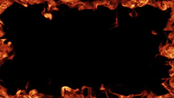 Fire Frame Loop, Elements Motion Graphics ft. fire & fire screen - Envato