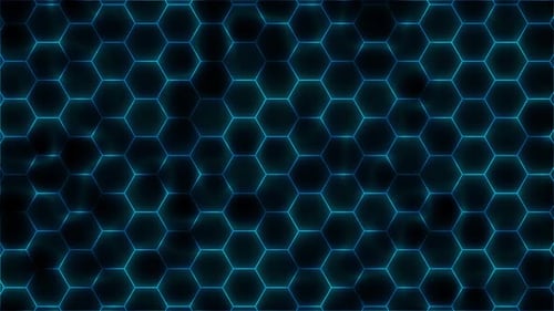 Fond hexagonal brillant
