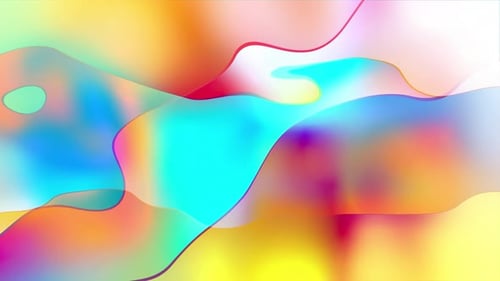 Vibrant Fluid Abstract Liquid Gradient Background Animation