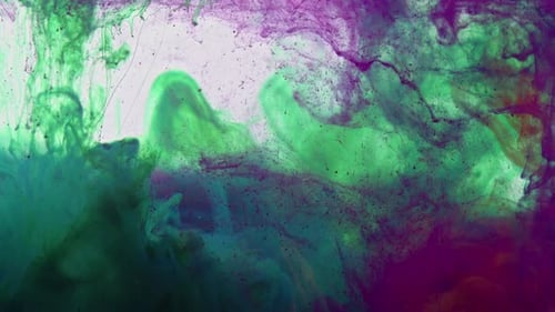 Encre colorée abstraite dans l'eau Texture 10