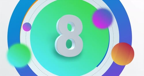 Clean Modern 3D Animated Countdown Opener