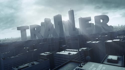 3D Skyscraper City Text Trailer