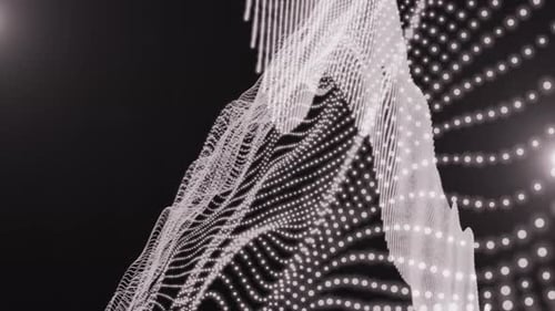 Abstract Background and Line Waving Particles. 4087