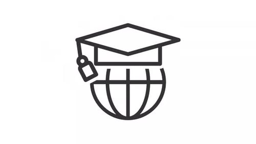 Animated Elearning Linear Icon