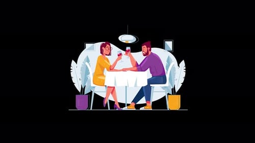 Couple enjoying drinks in a modern setting