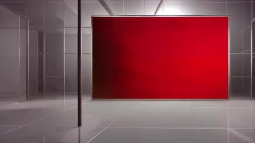 Professional Virtual TV Studio: Sleek Set for Engaging Multimedia Presentation