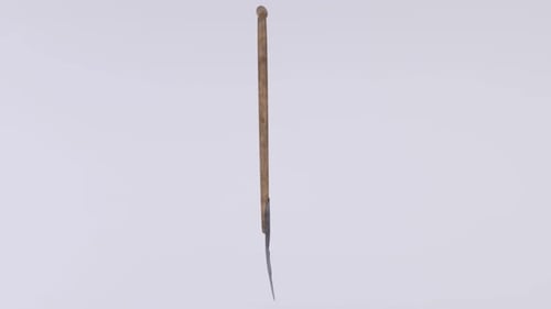 Shovel 3d object rotating loop