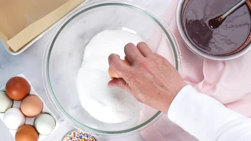 Eggs and Sugar for Baking