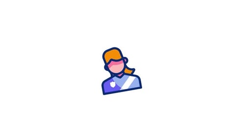 Animiertes Fußballspieler-Symbol