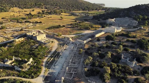 Ruins of Ancient City Patara in Turkey