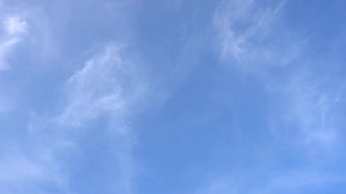 Beautiful Sky with Clouds on a Sunny Day