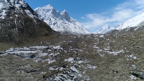 Gomukh or Gaumukh Uttarakhand, India- Popular Hindu Pilgrimage
Gomukh is the snout of the Gangotri