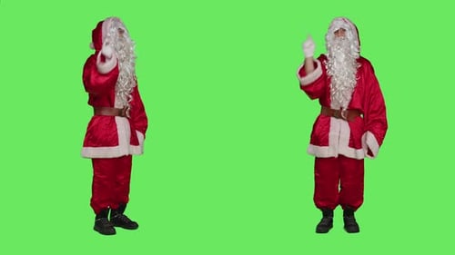 Saint Nick Character Expresses Rejection