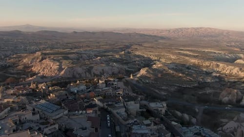 Aerial view of Cappadocia