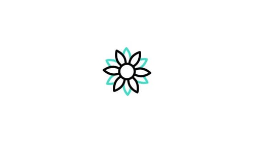 Icono animado de girasol