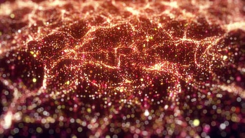 Lava Glittering Background