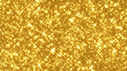 Golden Glitter Sparkle Motion Background Loop