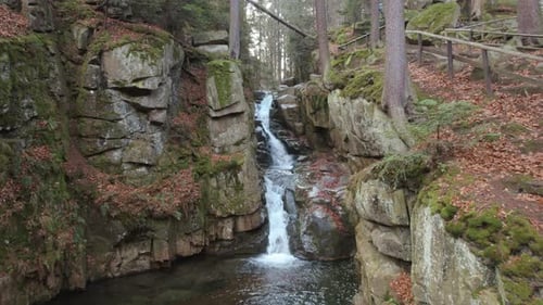 Waterfall with Drone