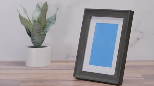 Blank Photo Frame Mockup for Custom Image
