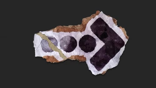 Distressed Paper Rip Reveal Transition