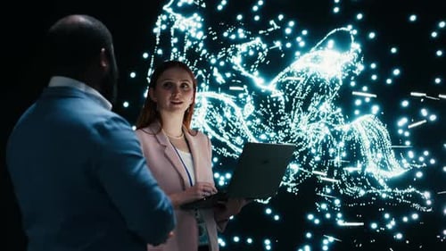 Equipo de programadores optimiza el mapa de neuronas de redes neuronales con una computadora portátil y AR