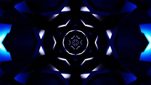 fundo de música de ficção científica de néon azul