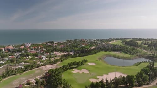 Bird's-Eye View of Serene Fairways