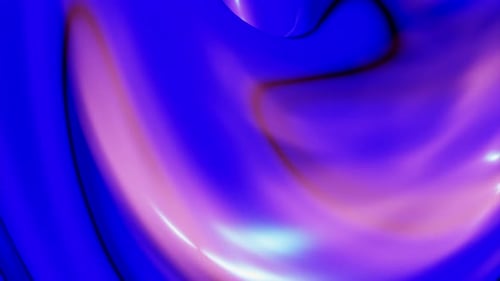 Dynamic Blue Purple Abstract Liquid Waves Background Loop