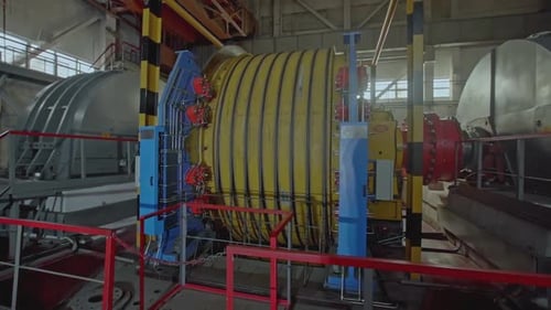 Mechanism with Ropes for Mines Stock Clip Drum of Winch of Mine Lifting System in Production