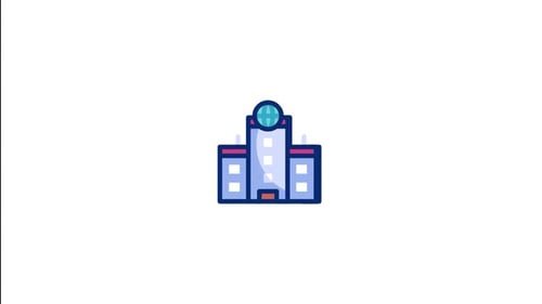 Icono animado de oficina
