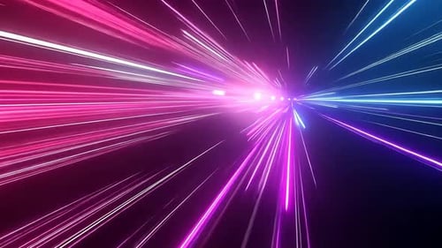 Abstract vibrant speed lines radiating outwards