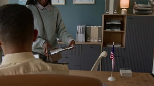 Visa Application Interview at the Application Center