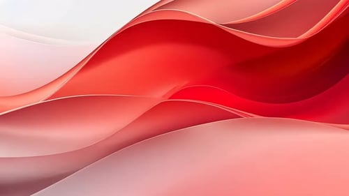 Abstract Red Wave Design
