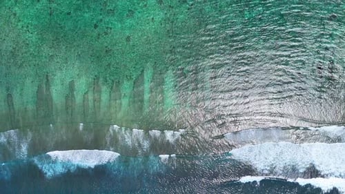 Waves moving from side to side.