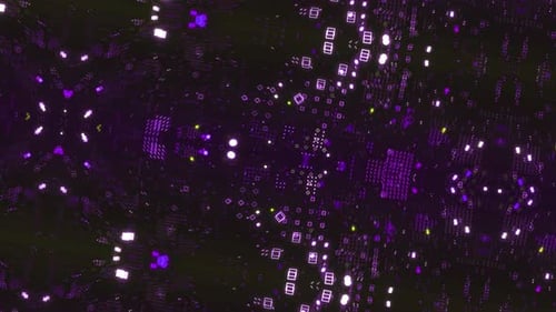 Abstract Wires and Dots Grid Background