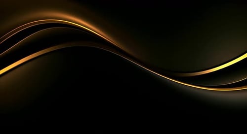 Black luxury corporate background with golden lines