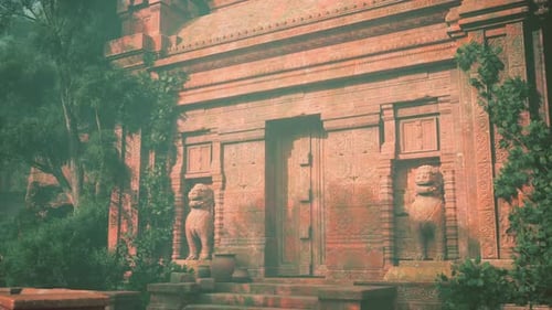 Grand Building Adorned With Statues